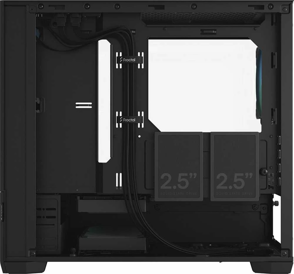 „Fractal Design“ | „Pop Mini Air RGB“ | Šoninis langas | Juodas TG skaidraus atspalvio | mATX, Mini ITX | ATX