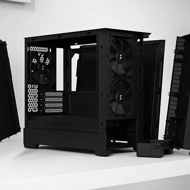 „Fractal Design“ | „Pop Mini Silent“ | Šoninis langas | Juodas Solid | mATX, Mini ITX | ATX