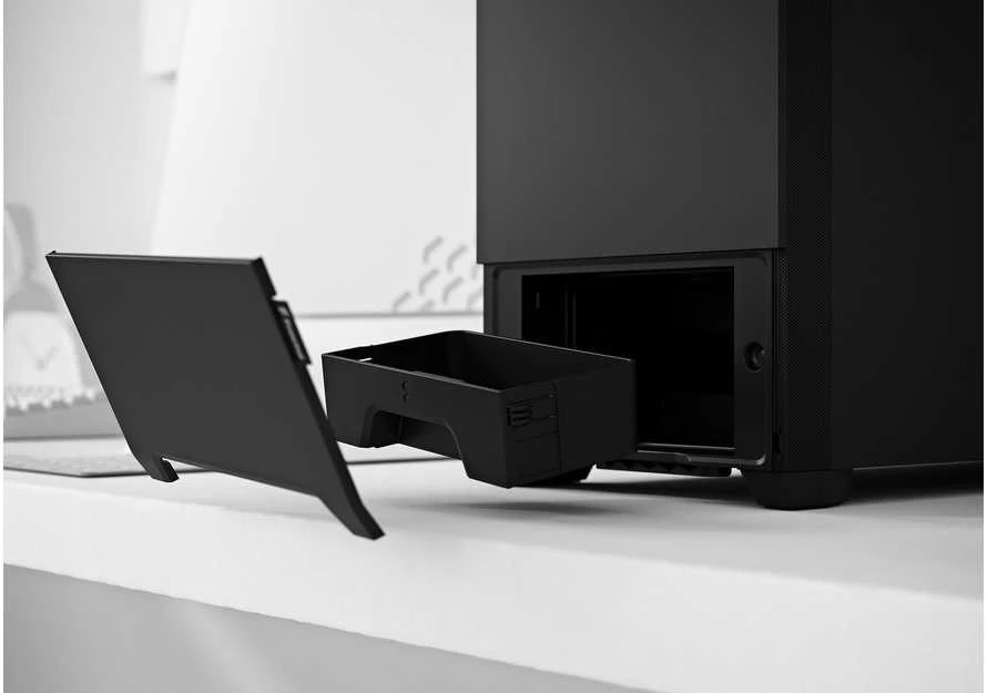 „Fractal Design“ | „Pop Silent“ | Šoninis langas | Juodas Solid | ATX, mATX, Mini ITX | ATX