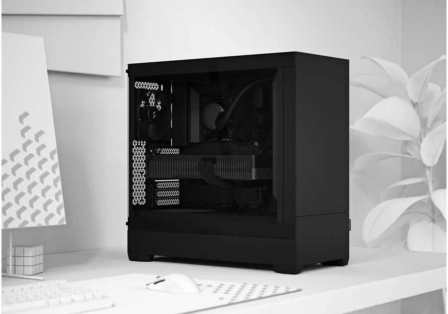 „Fractal Design“ | „Pop Silent“ | Šoninis langas | Juodas TG skaidraus atspalvio | ATX, mATX, Mini ITX | ATX