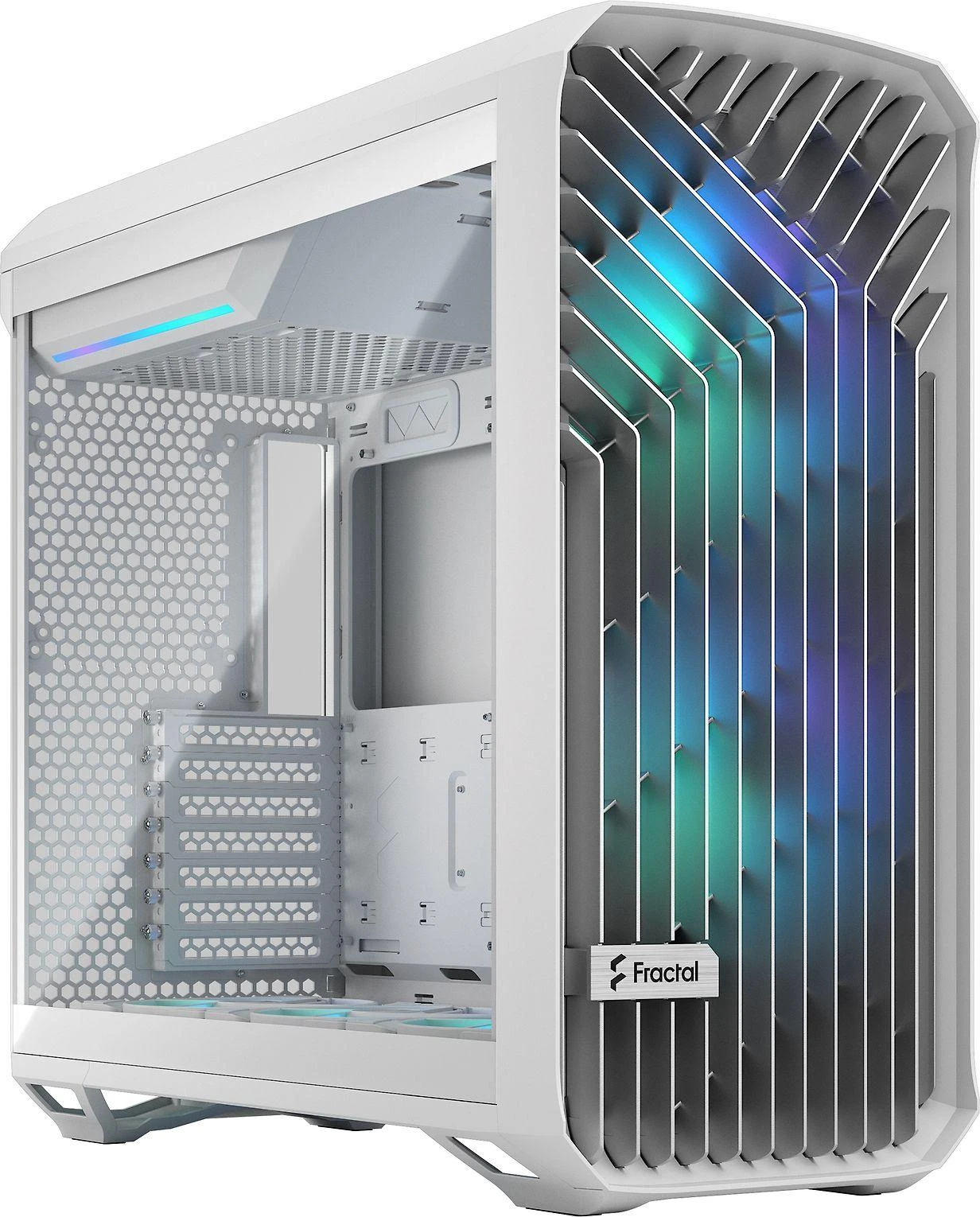 „Fractal Design“ | „Torrent“ | RGB Baltas TG skaidraus atspalvio | ATX