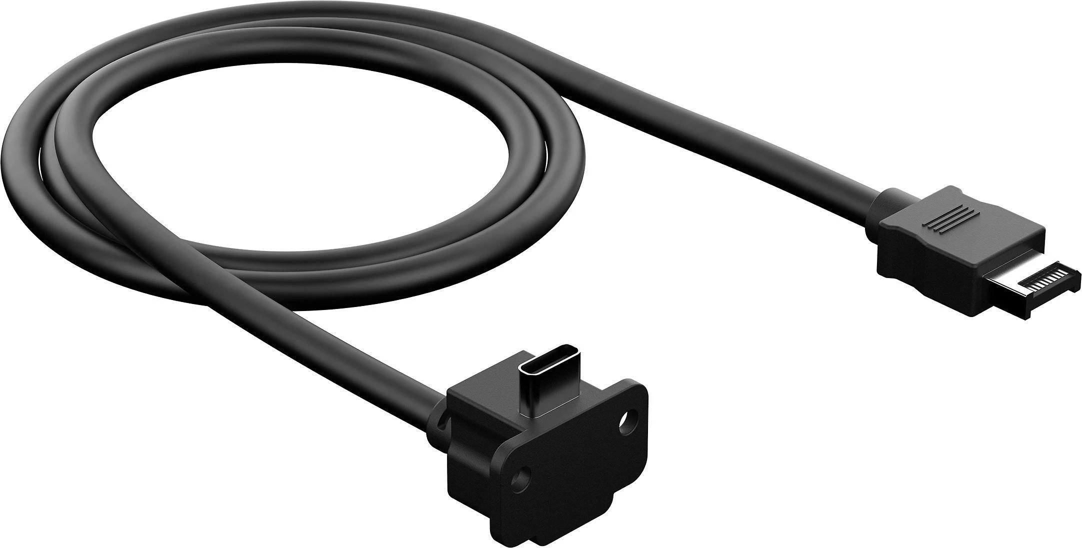 Fractal Design USB-C 10Gbps Cable - Model E | Fractal Design | USB-C 10Gbps Cable – Model E | Juodas