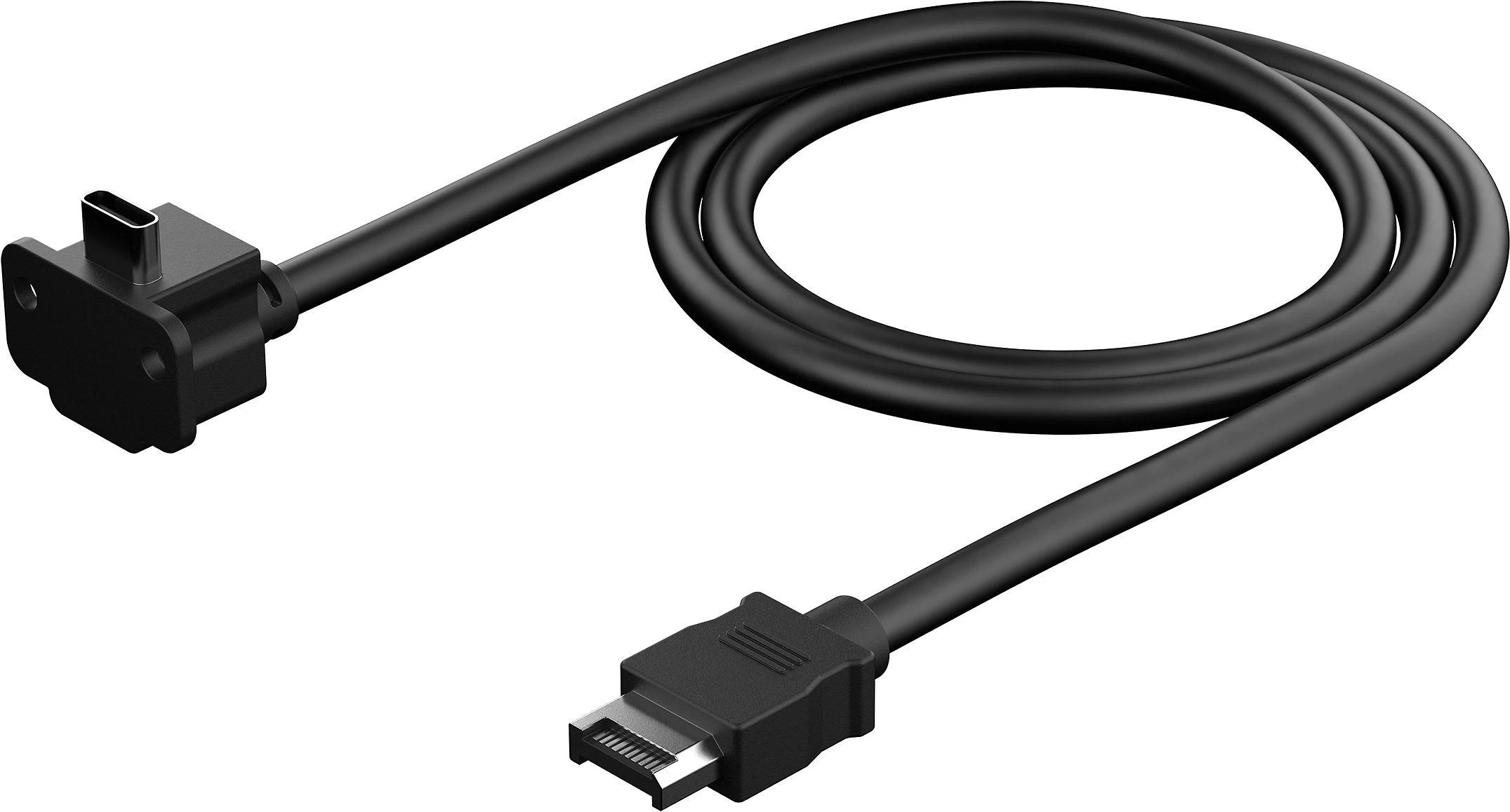 Fractal Design USB-C 10Gbps Cable - Model E | Fractal Design | USB-C 10Gbps Cable – Model E | Juodas