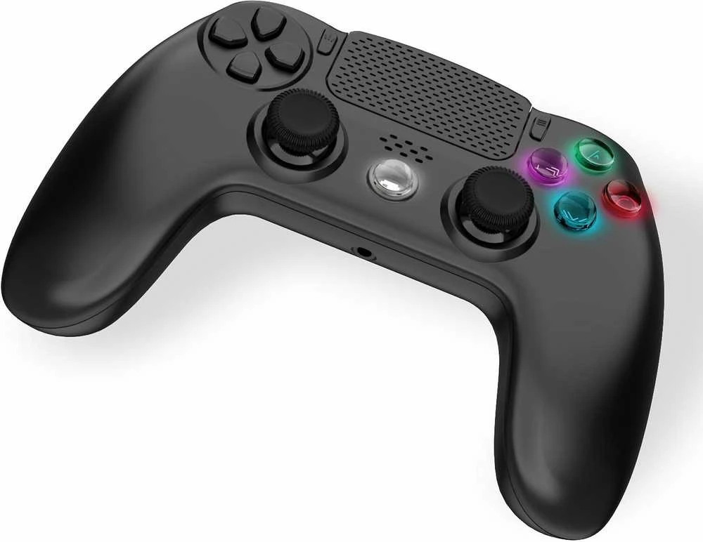 Freaks And Geeks - Belaidis PS4 valdiklis su 3,5 mm jungtimi - LED - Juodas