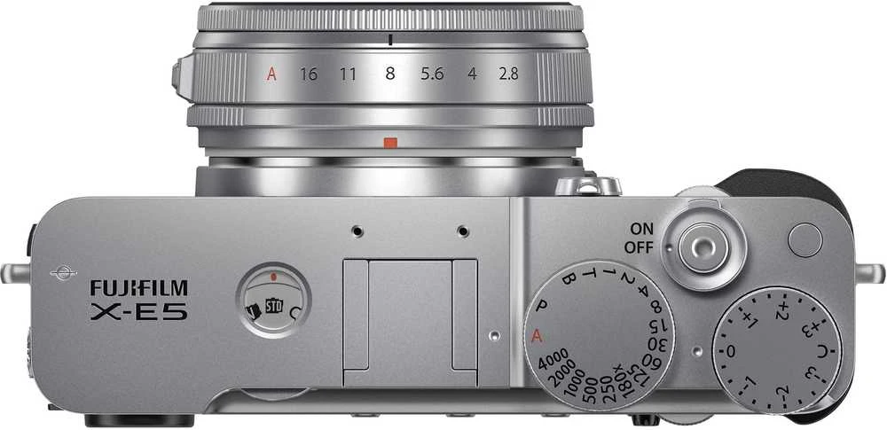 Sisteminis fotoaparatas Fujifilm X-E5 /XF23mmF2.8 R WR Sidabrinis (sidabrinis)