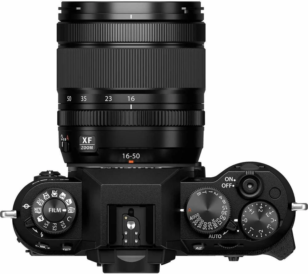 Sisteminis fotoaparatas FUJIFILM X-T50/XF16-50mmF2.8-4.8 R LM WR Juodas