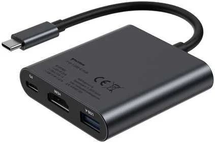 „Fuj:tech 3-in-1“ USB-C šakotuvas, 100 W, PD