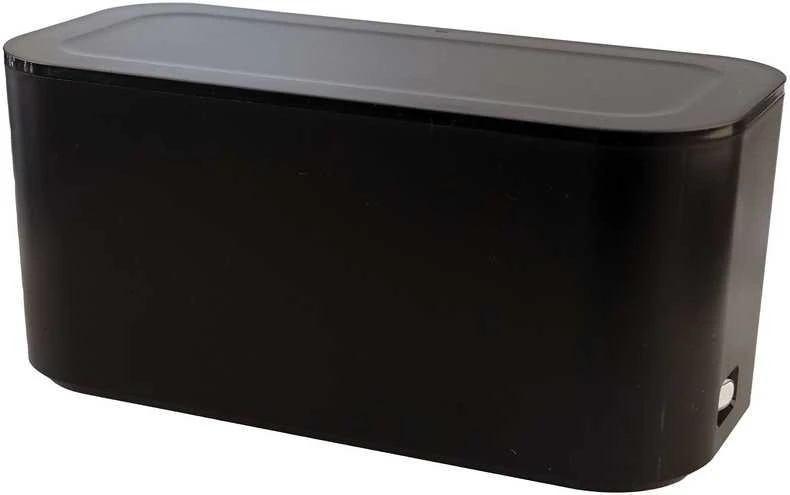 Fuj:tech 5 pistorasian jatkojohtolaatikko, 1 x USB-A + 1 x USB-C, musta