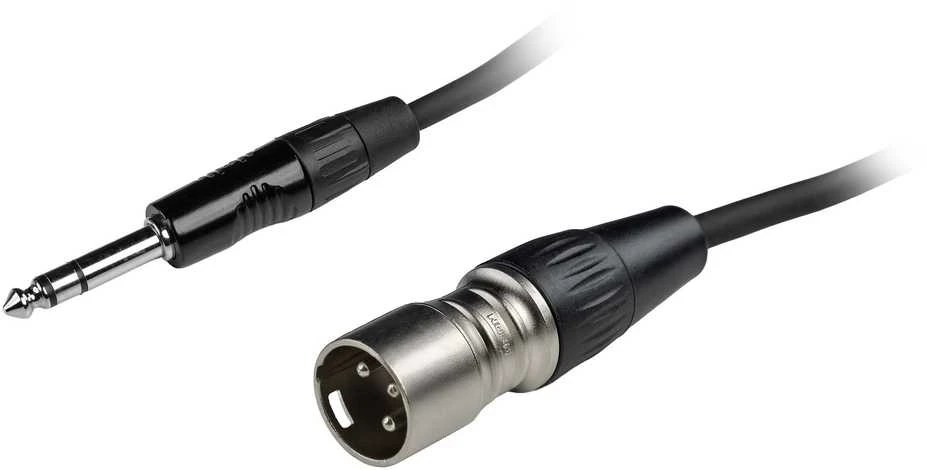 Garso kabelis 6,3 mm TRS į XLR 5 m
