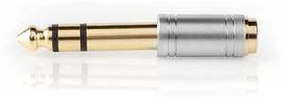 6,3 mm į 3,5 mm garso adapteris su auksiniu antgaliu