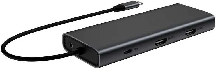 „Fuj:tech“ 9 portų USB-C šakotuvas, 100 W PD