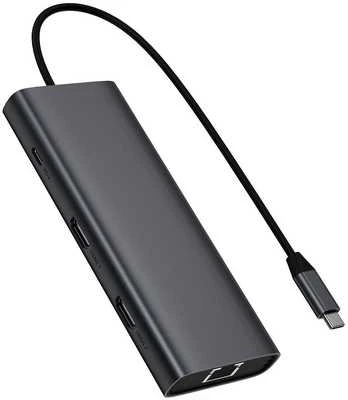 „Fuj:tech“ 9 portų USB-C šakotuvas, 100 W PD