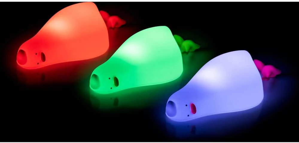 Fujtech Ankkavalaisin ja puhelinteline, ladattava, lämmin valkoinen ja RGB