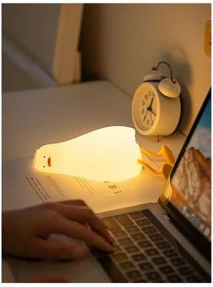 Fujtech Ankkavalaisin ja puhelinteline, ladattava, lämmin valkoinen ja RGB