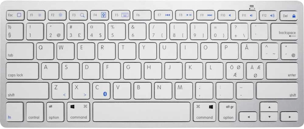 iLike Bluetooth 5.0 TKL Klaviatūra Baltas