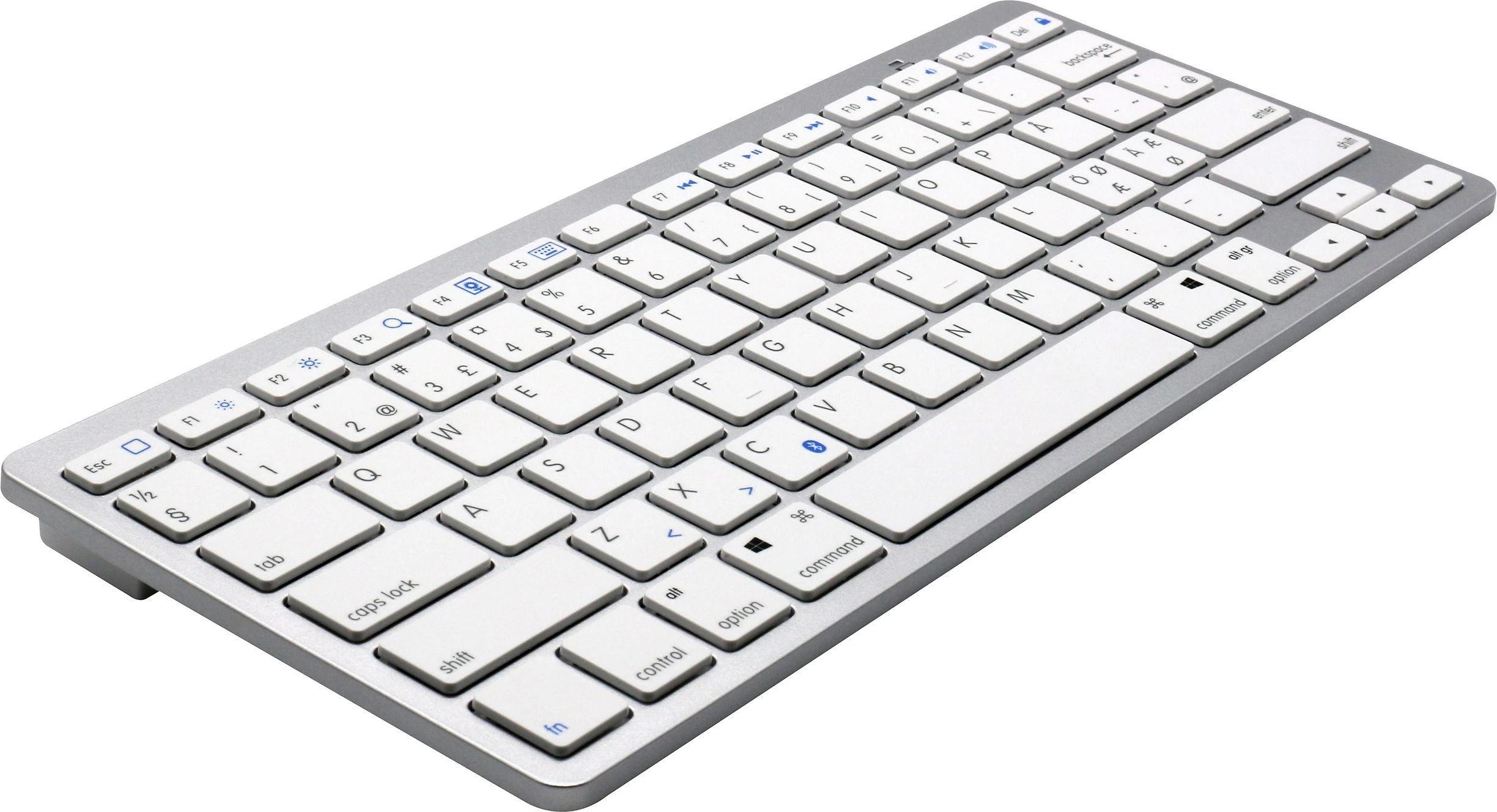 iLike Bluetooth 5.0 TKL Klaviatūra Baltas