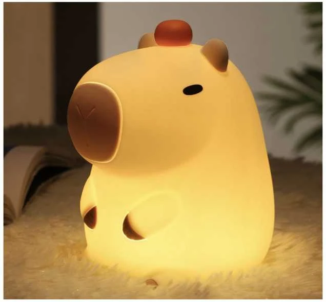 Fujtech Capybaravalaisin, ladattava, lämmin valkoinen
