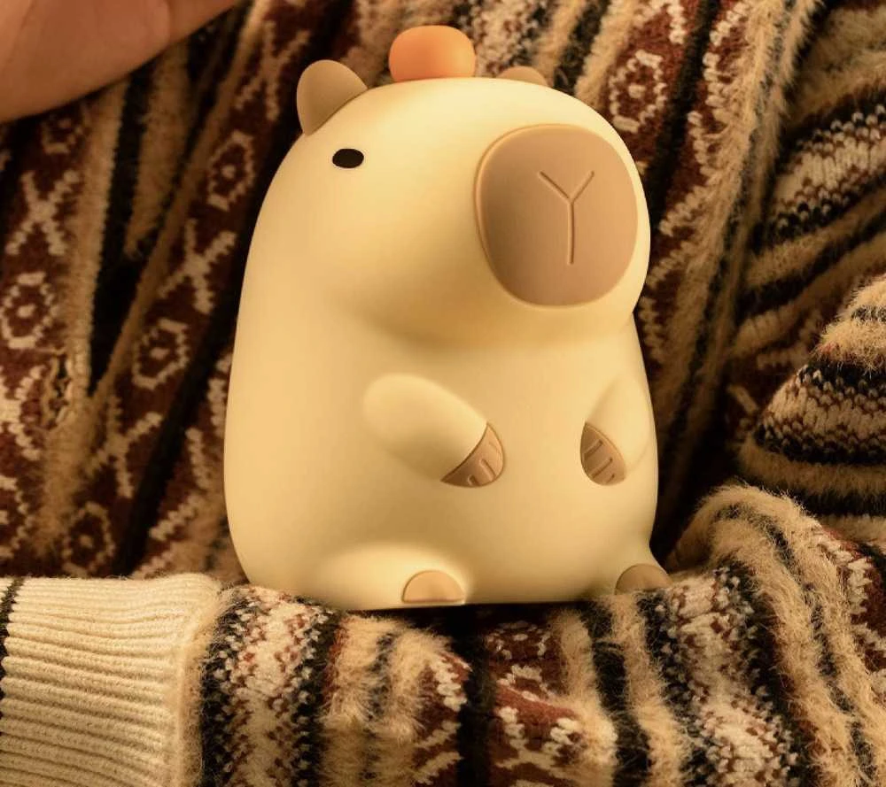 Fujtech Capybaravalaisin, ladattava, lämmin valkoinen