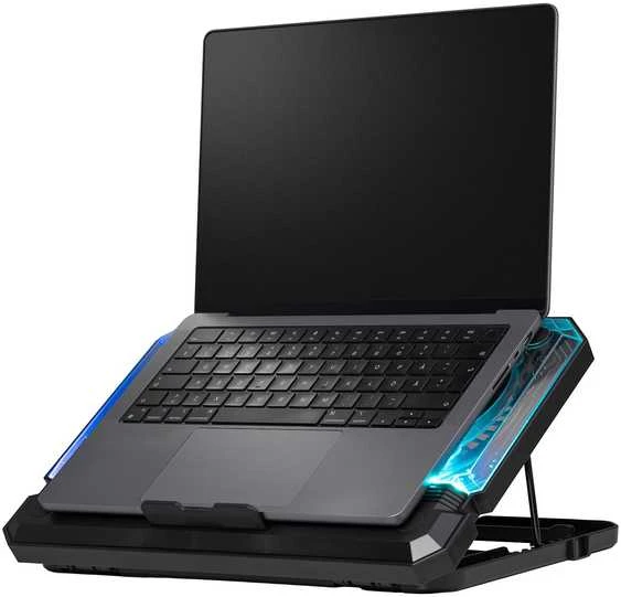 Fuj:tech Cooling Stand -kannettavalle tietokoneelle, musta