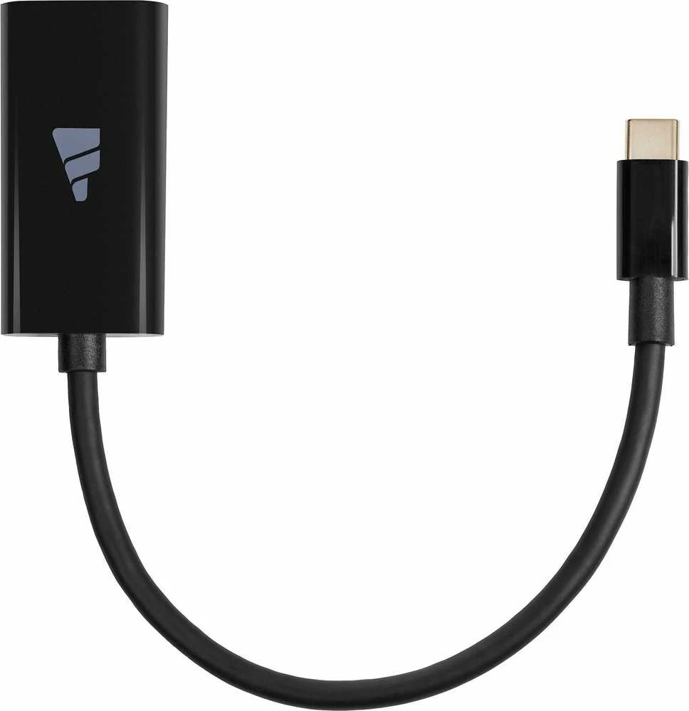 Juodas USB-C į DisplayPort adapteris