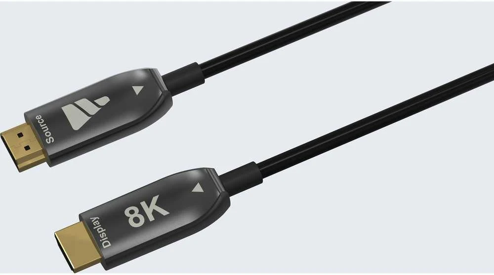 HDMI 2.1 optinis kabelis su Source ir Display jungtimis
