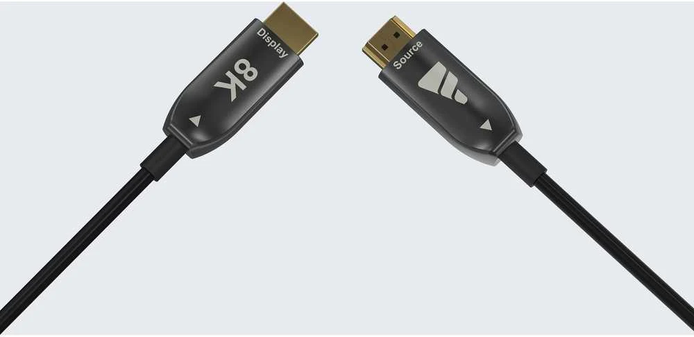 HDMI 2.1 optinis kabelis su 8K ir Source jungtimis