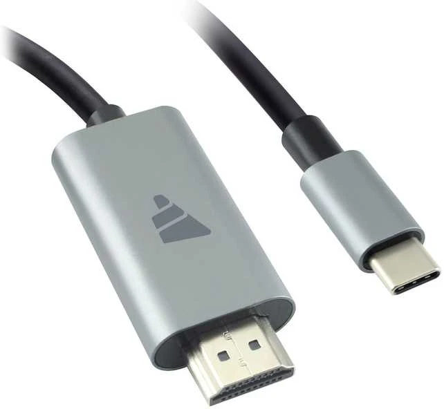 HDMI į USB-C adapteris su metaliniu korpusu