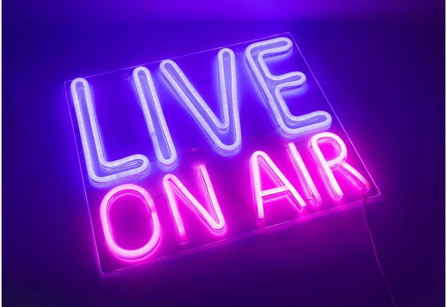 Fuj:tech Neon Live On Air LED sieninis šviestuvas