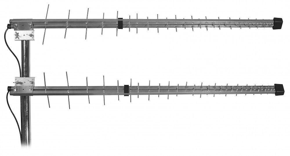 Iskra Antenna P-60 5G L700 U-MIMO +RG59 2x10m+2xSMA Sidabrinis
