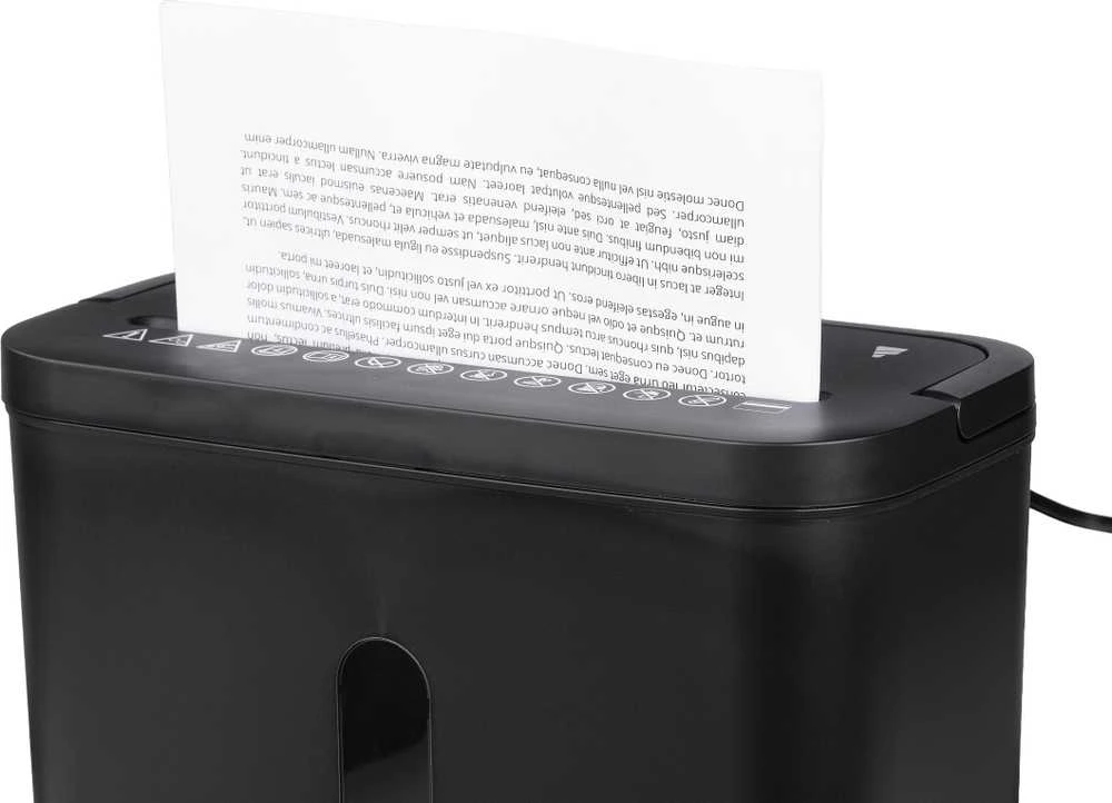 Fuj:tech P4 dokumentų naikintuvas su popieriaus lapu