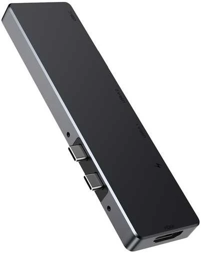 Fuj:tech Pro Slim adapteris su dviguba USB-C jungtimi