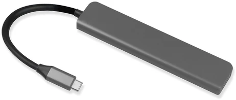 „Fuj:tech Slim“ USB-C šakotuvas su 100 W PD įkrovimu, 5 prievadais