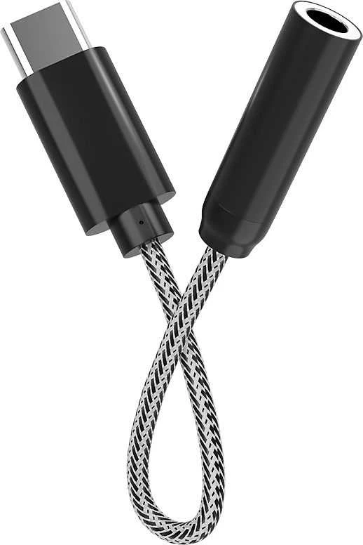 USB-C adapteris su tekstiliniu kabeliu