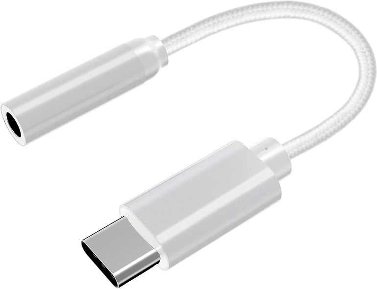 USB-C į 3.5mm garso adapteris su pintas laidu