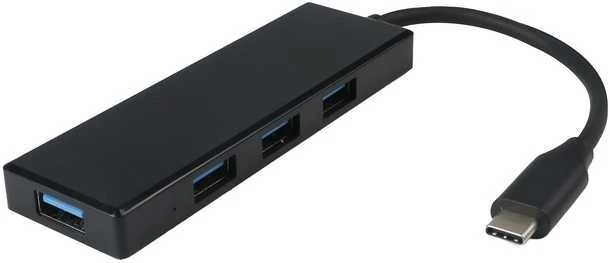 Fuj:tech USB-C šakotuvas su keturiomis jungtimis