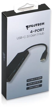 „Fuj:tech“ USB-C šakotuvas, 4 prievadai