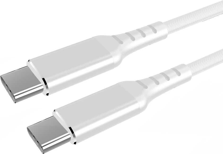 Marvo Fuj:tech USB-C - USB-C -kaapeli, 1m, valkoinen