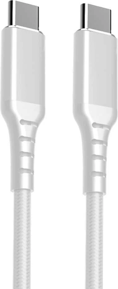Goobay Fuj:tech USB-C - USB-C -kaapeli, 3m, valkoinen