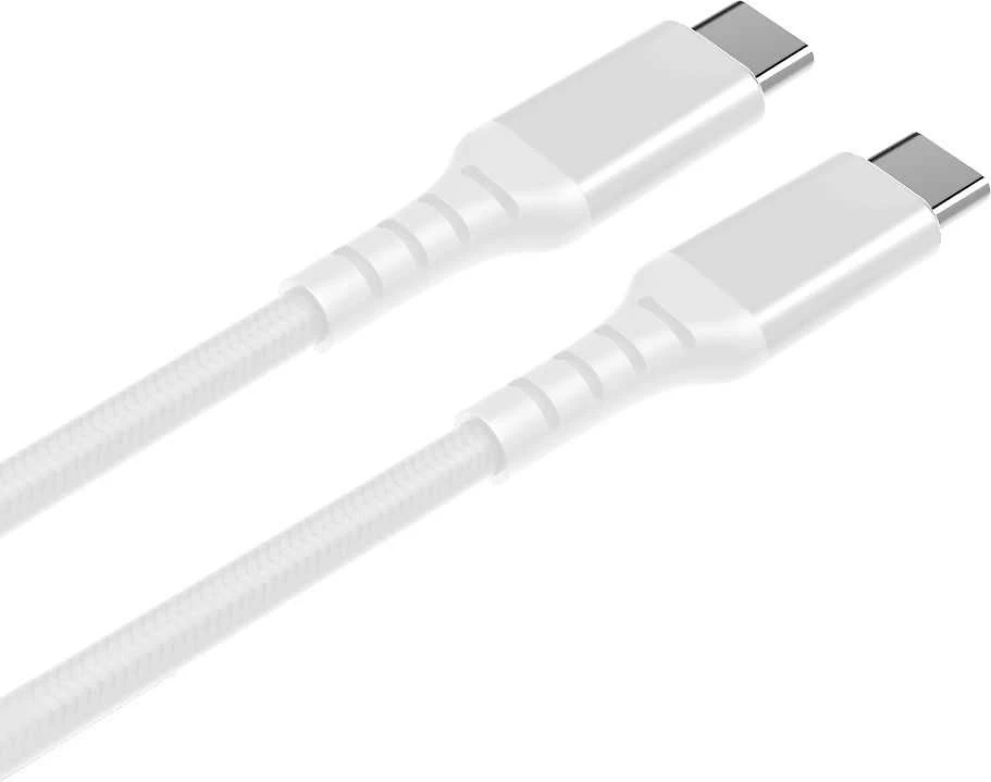 Goobay Fuj:tech USB-C - USB-C -kaapeli, 3m, valkoinen