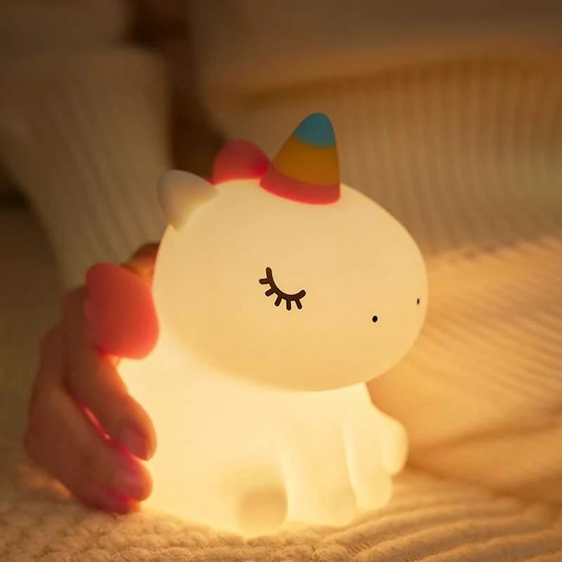 Fujtech Yksisarvinen, ladattava, lämmin valkoinen ja RGB