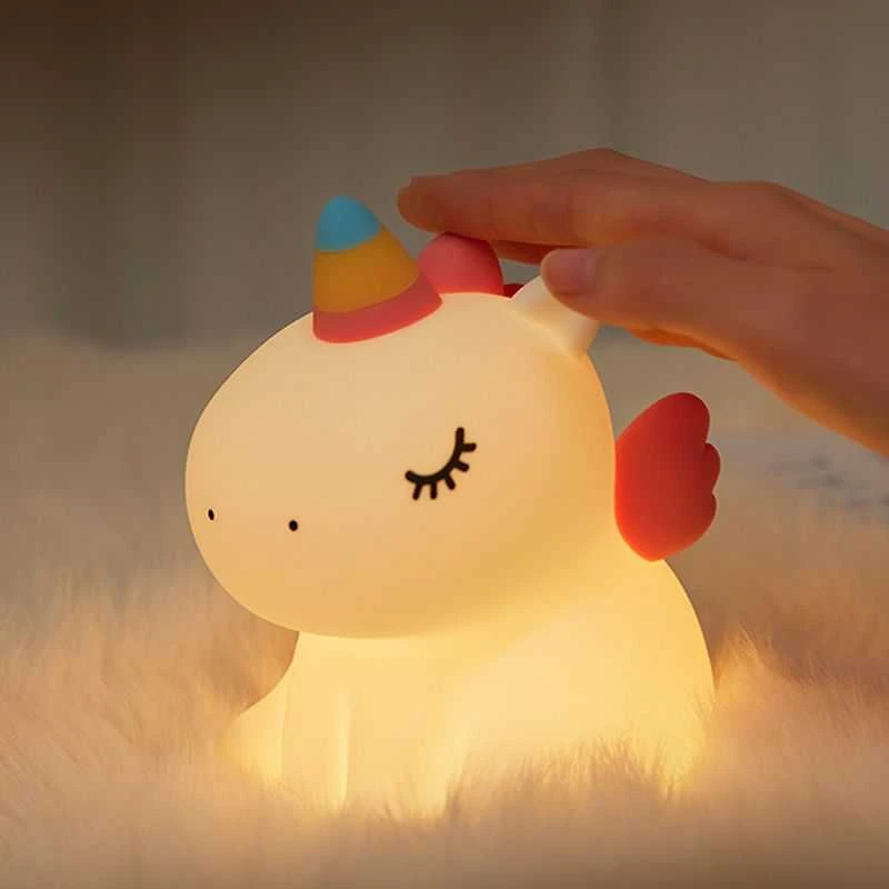 Fujtech Yksisarvinen, ladattava, lämmin valkoinen ja RGB