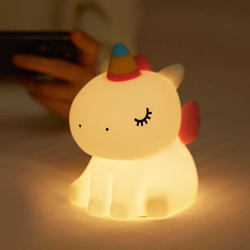 Fujtech Yksisarvinen, ladattava, lämmin valkoinen ja RGB
