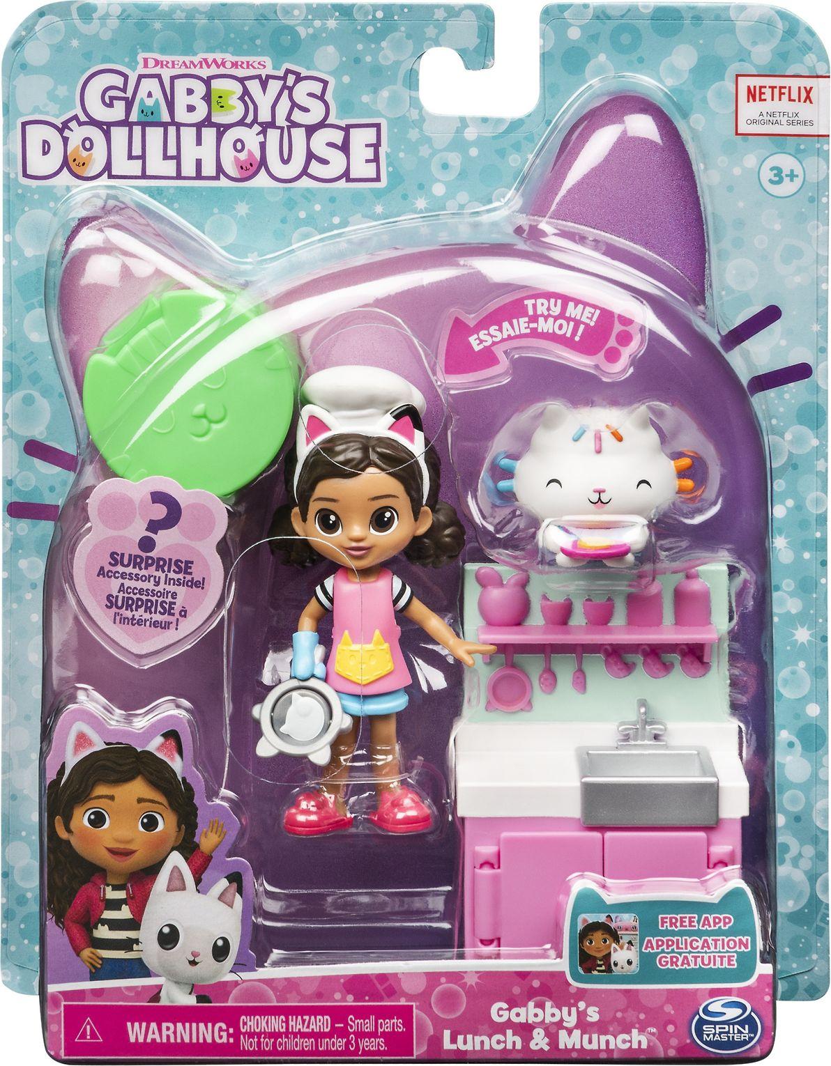 Spin Master Gabby's Dollhouse Cat-Tivity Pack Lunch And Munch Figūrėlių rinkinys