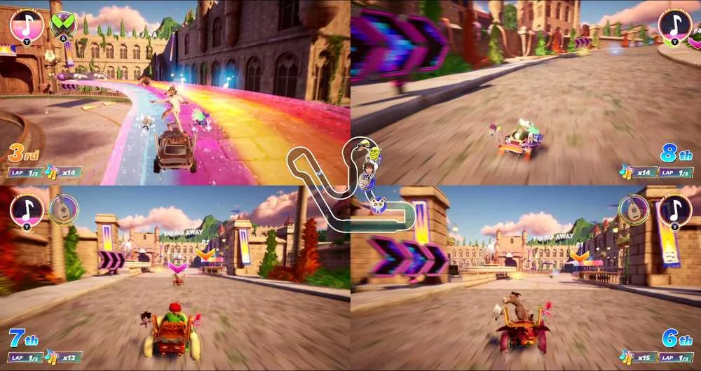 „DreamWorks All-Star Karting Racing“ – „PlayStation 4“