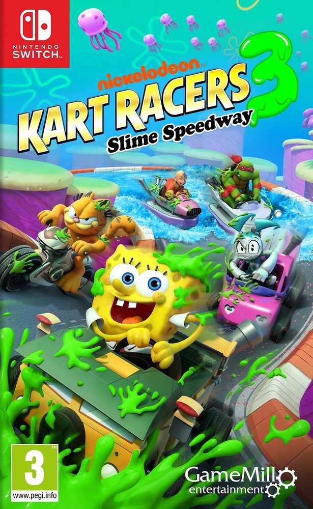 Game Mill Žaidimas Mill Nickelodeon Kart Racers 3: Slime Speedway