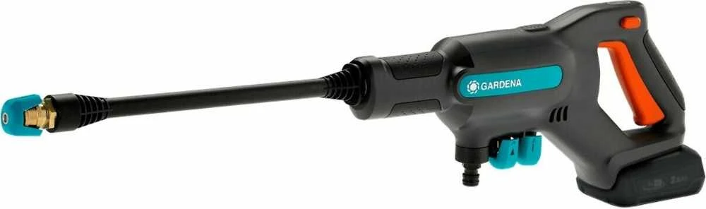 Vidutinio slėgio akumuliatorinės plovyklos Gardena AquaClean 24 / 18V P4A Premium rinkinys