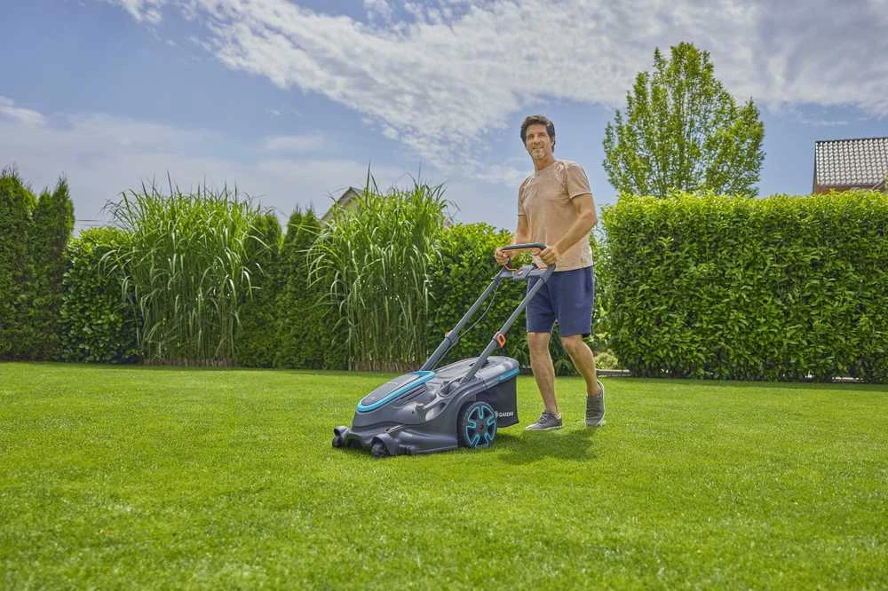 Akumuliatorinė vejapjovė Gardena PowerMax Duo 46/36 V 14646-65 (akumuliatorius nepridėtas)