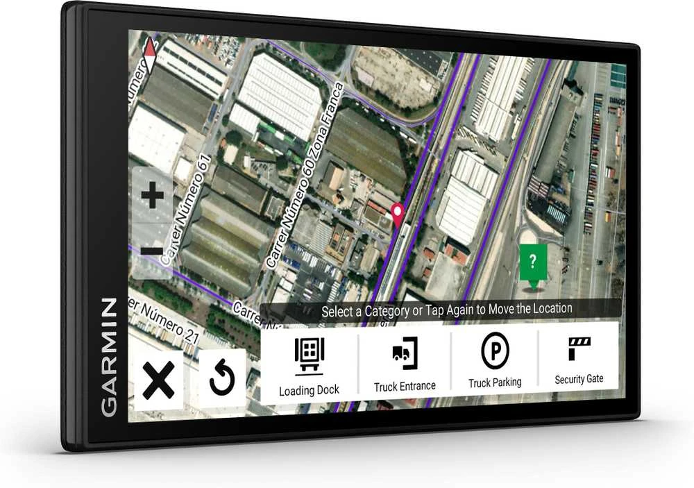 Sunkvežimių palydovinė navigacija Garmin dēzl LGV610 6" su „Live Traffic“