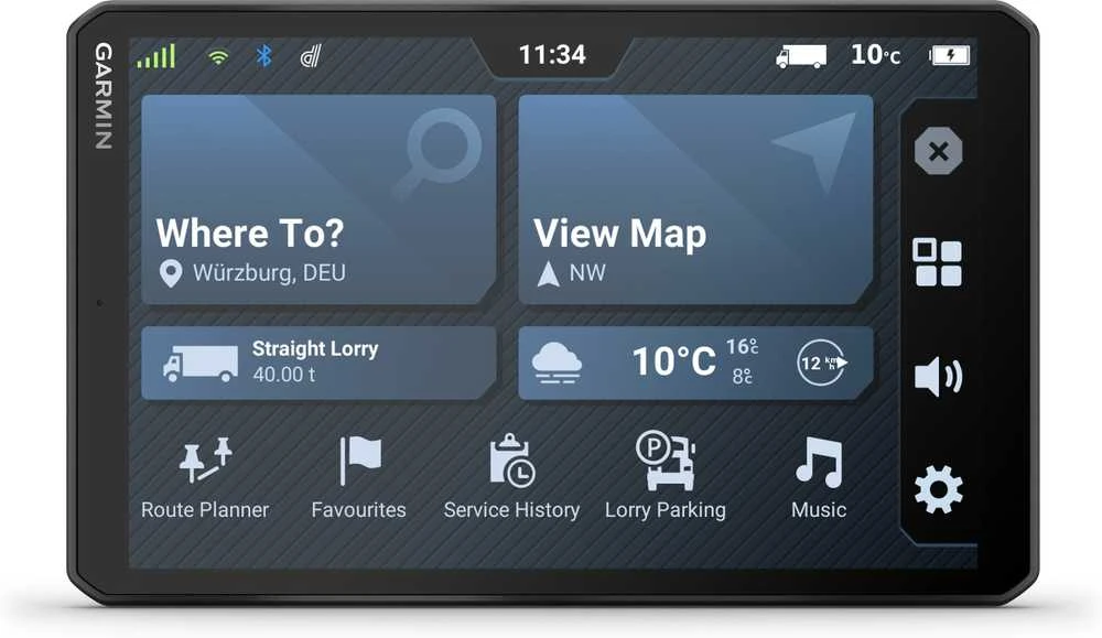 Garmin dēzl™ LGV820 8″ sunkvežimių navigatoriai su GPS