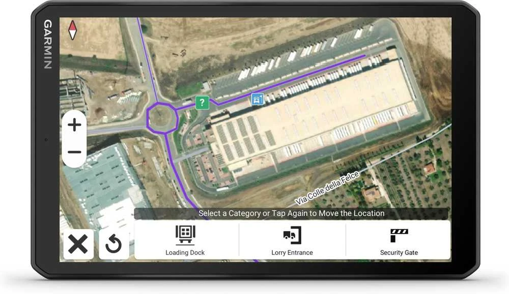 Garmin dēzl™ LGV820 8″ sunkvežimių navigatoriai su GPS